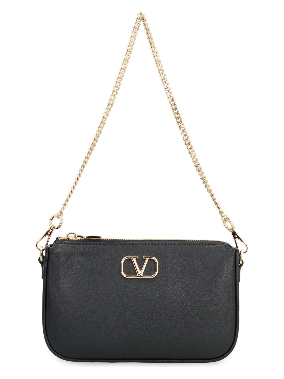 VALENTINO GARAVANI - VLOGO SIGNATURE LEATHER CROSSBODY BAG