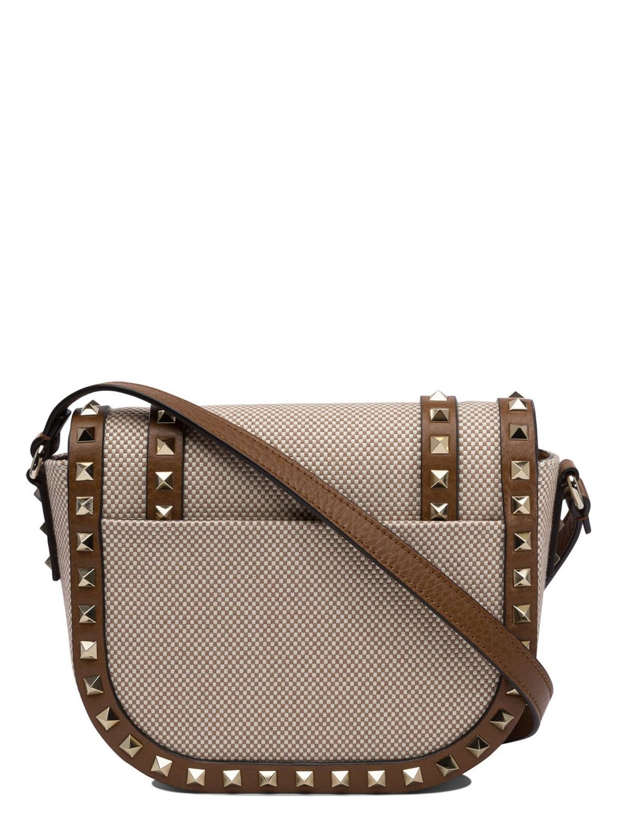 ROCKSTUD FOLDOVER TOP SHOULDER BAG