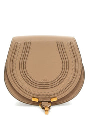 SMALL MARCIE SADDLE BAG IN GRAINED LEATHER