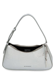 SMALL SHOULDER BAG LUCKY LOCK SILVER