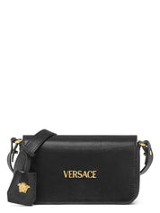 VERSACE TAG LEATHER MINI BAG