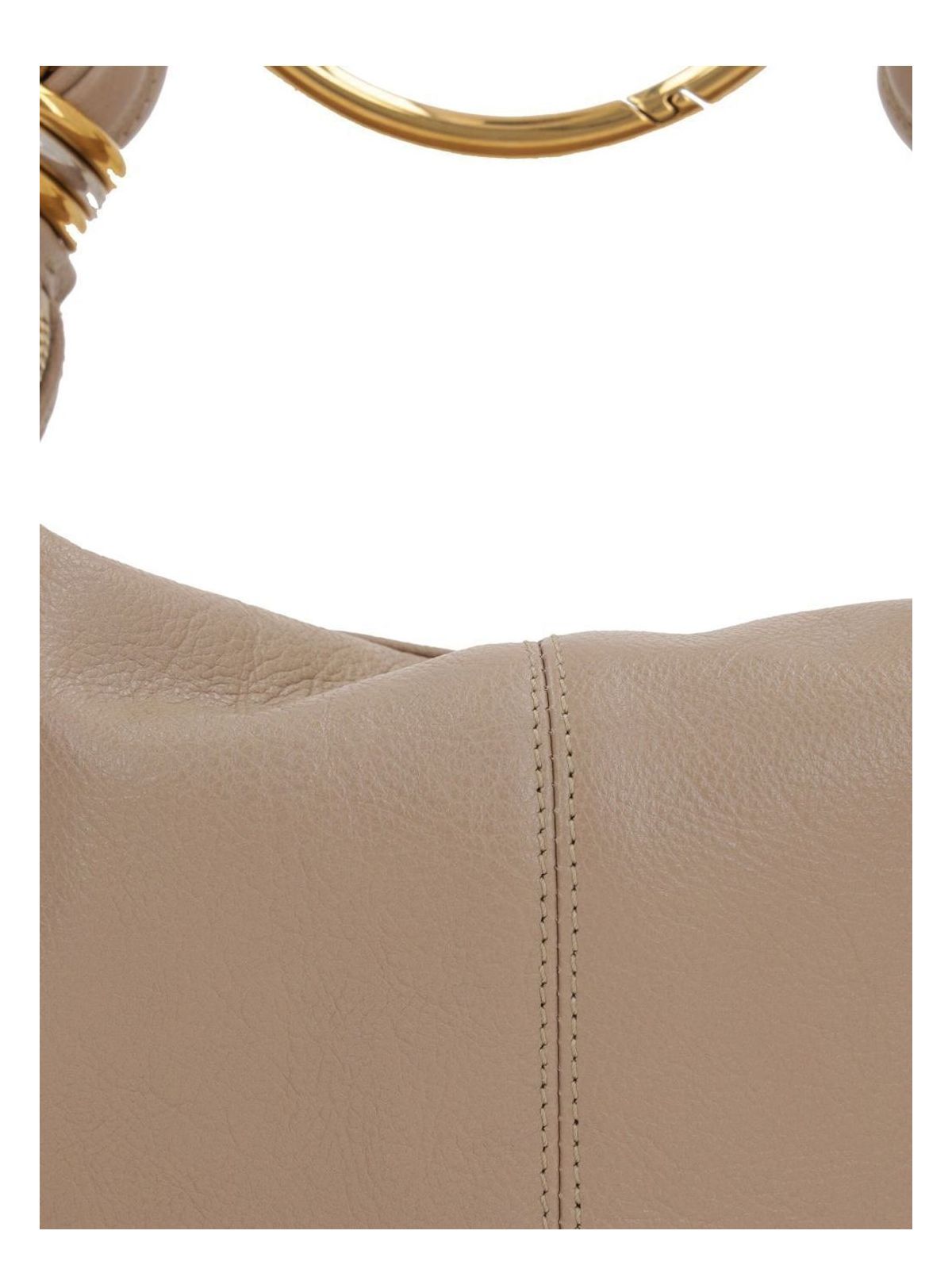 SMALL BRACELET HOBO BAG BEIGE