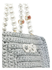 PEARL MINI CROCHET SHOPPING BAG