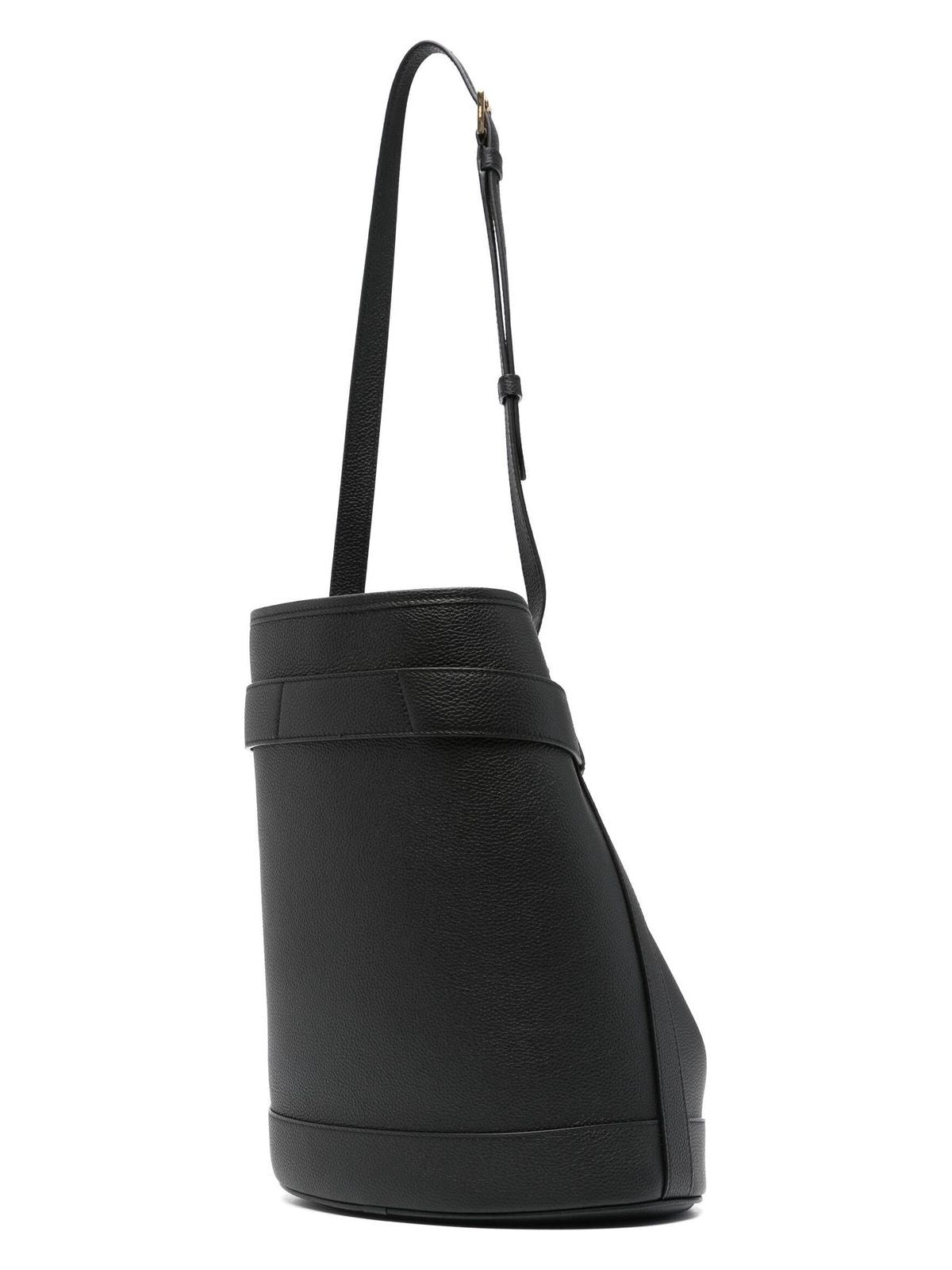 TARA LEATHER BUCKET BAG