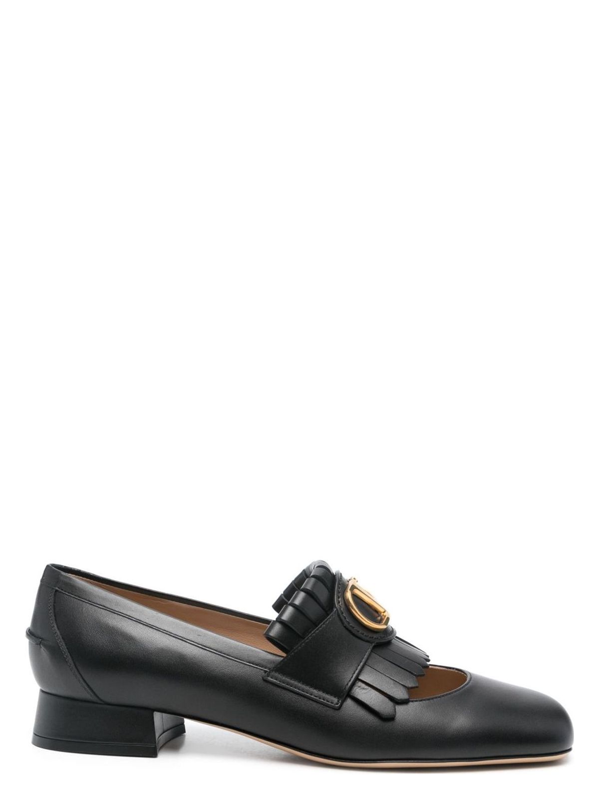 VLOGO SIGNATURE LEATHER LOAFERS