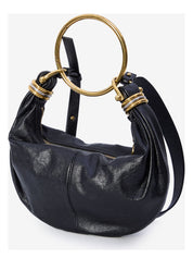 BRACELET SMALL LEATHER HOBO BAG