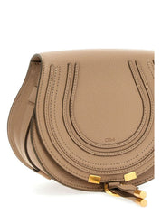 SMALL MARCIE SADDLE BAG IN GRAINED LEATHER