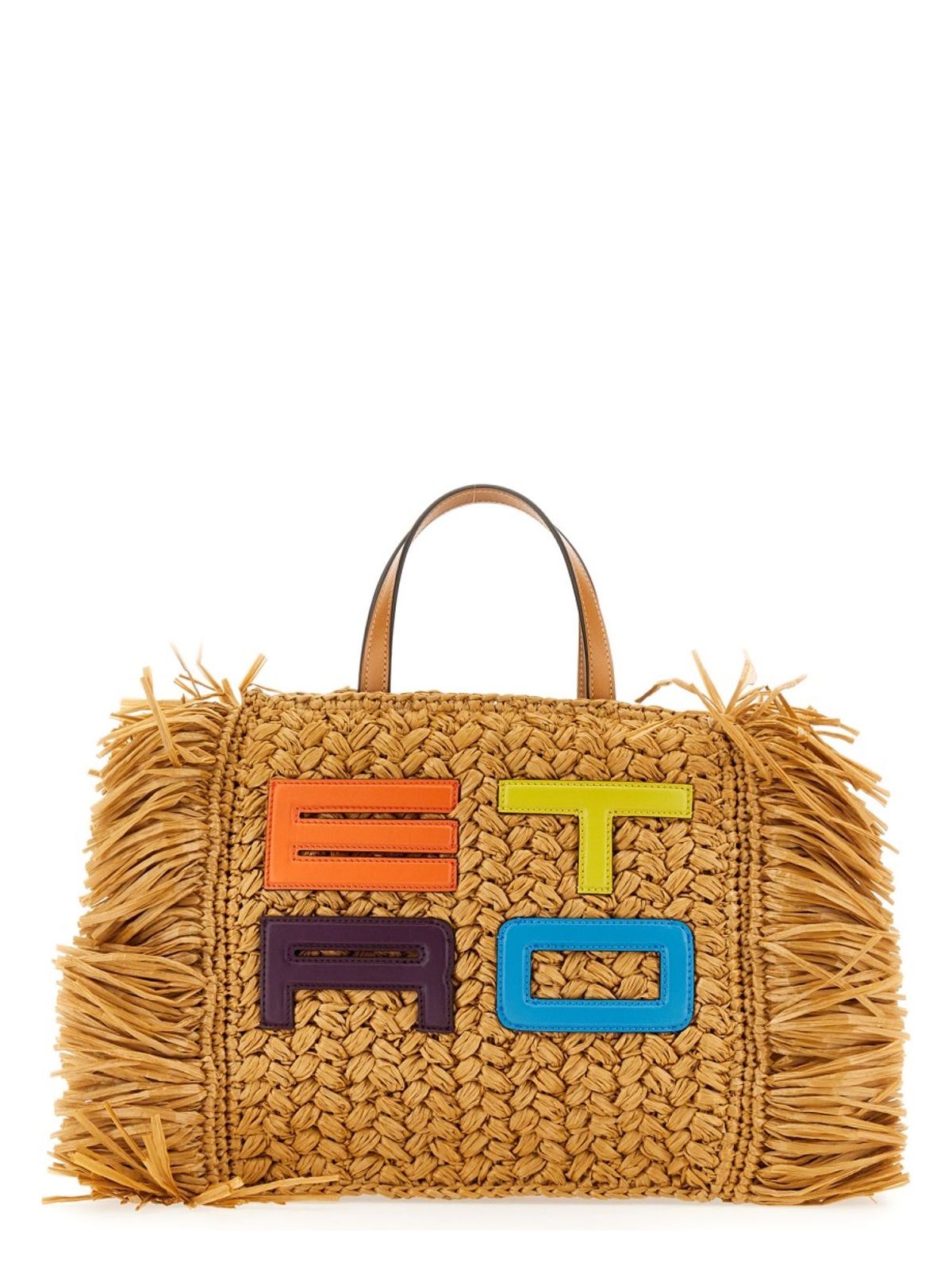 RAFFIA TOTE BAG