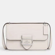 Coach Large Morgan Square Crossbody Leather Bag- CM090 - White