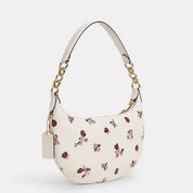 NWT Coach Leather Medium Payton Hobo Bag With Ladybug Floral Print