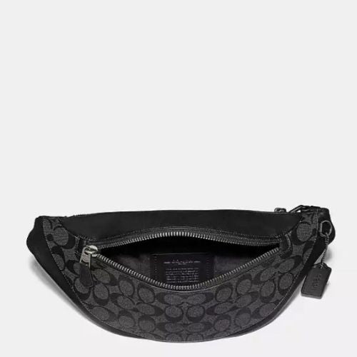 Coach Warren Belt Bag In Signature Canvas & Leather