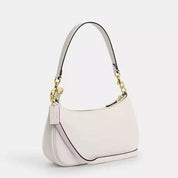 Coach X Observed By Us Leather Teri Shoulder Bag In Chalk/ Multi