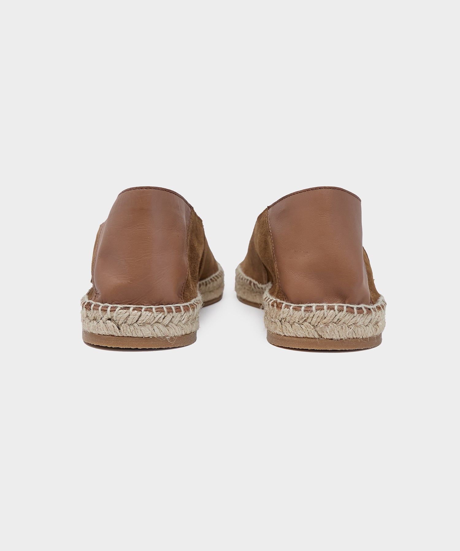 Suede Espadrille in Tobacco