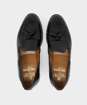 Todd Snyder x Sanders Tassel Loafer Black Leather