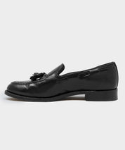 Todd Snyder x Sanders Tassel Loafer Black Leather