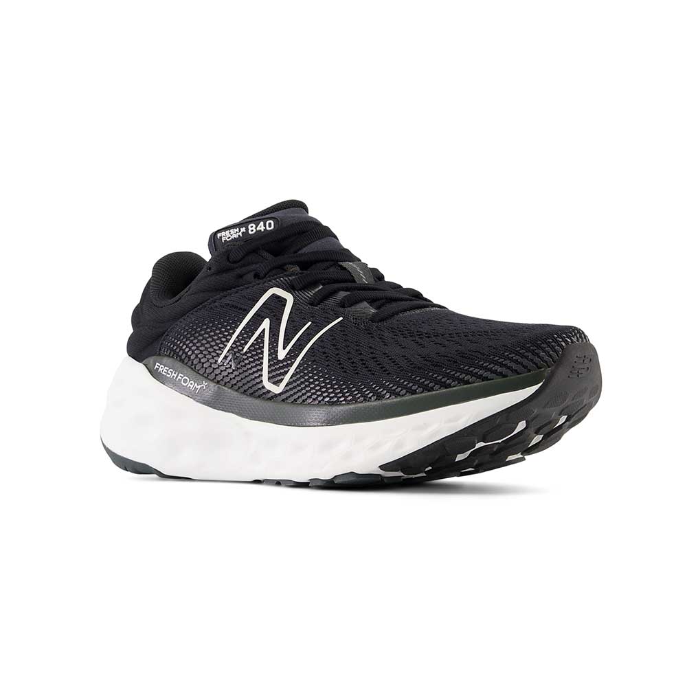 Men's Fresh Foam X 840v1 Running Shoe- Black/Blacktop - Wide (EE)