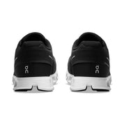 Men's Cloud 5 Running Shoe - Black/White -Regular (D)