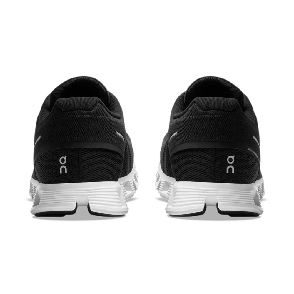 Men's Cloud 5 Running Shoe - Black/White -Regular (D)