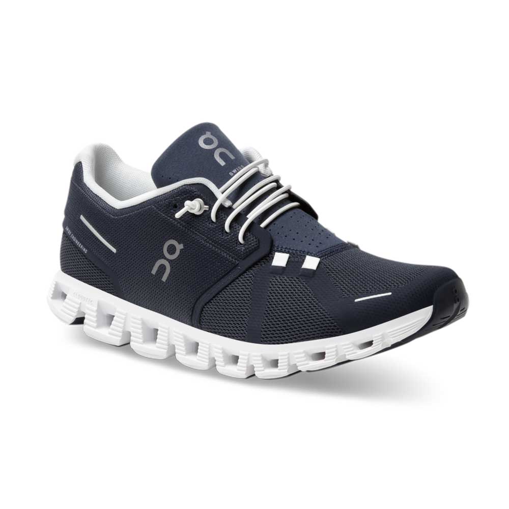 Men's Cloud 5 Running Shoe- Midnight/White - Regular (D)